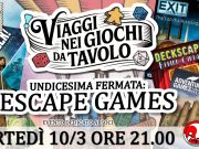 VIAGGI NEI GIOCHI DA TAVOLO – Escape Games